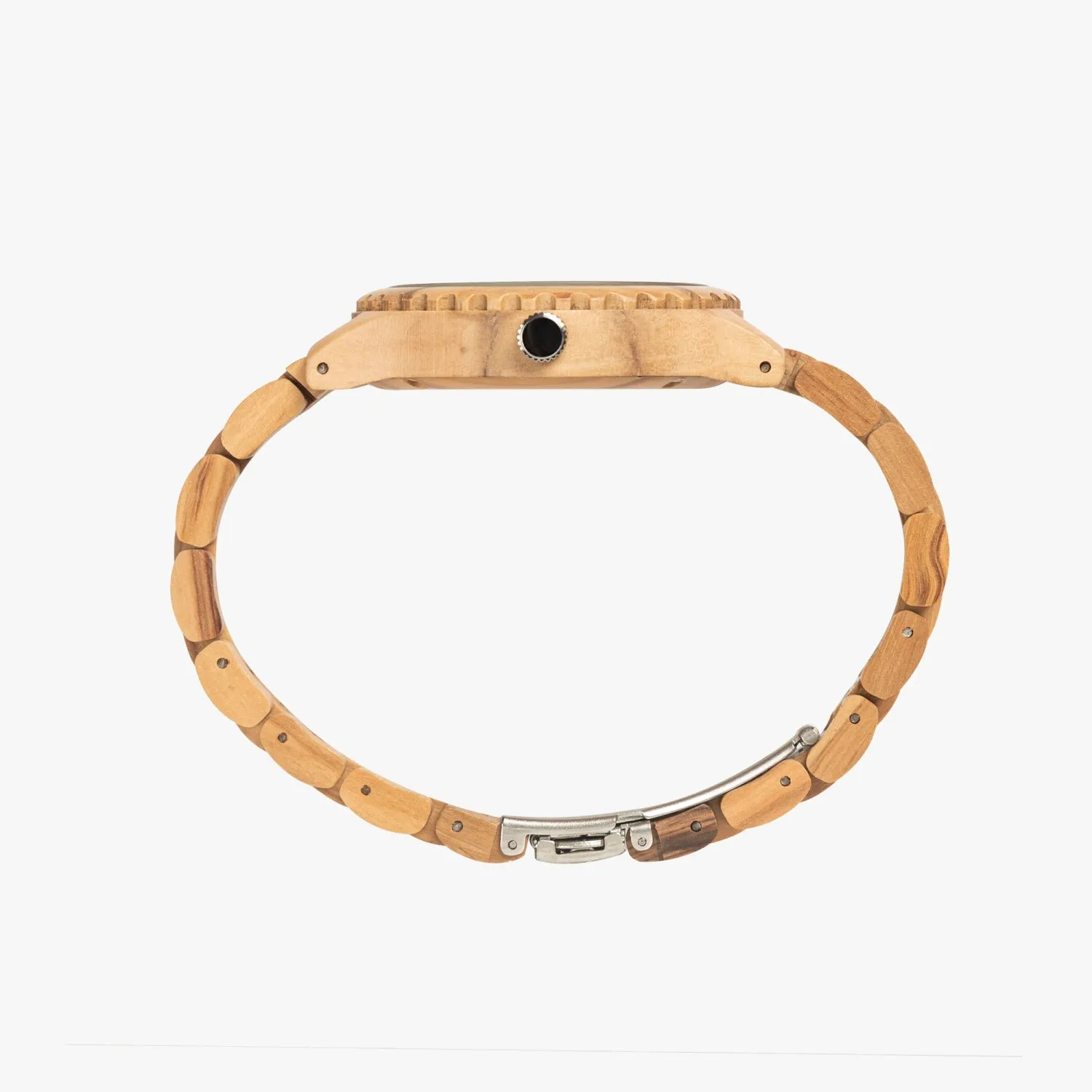 Wood Watch Italian Olive Horse in Red Barn by JVH