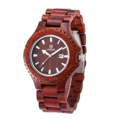 wood watch UWOOD Quartz casual watches for man famous brand wood watch chrismas gift wood watch